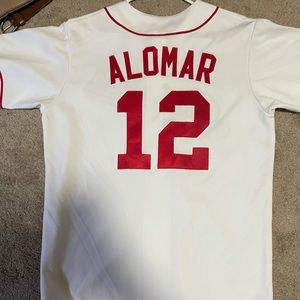 Cleveland Indian #12 Roberto Alomar jersey